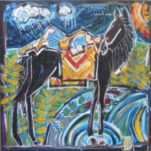 Le grand cheval noir