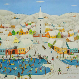Mon village est comme un vitrail