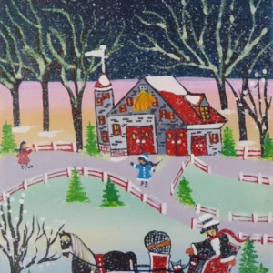 Raquette au clair de lune