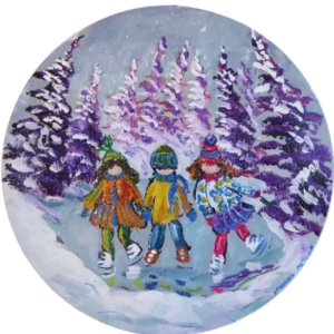 Swirling Snowfall
